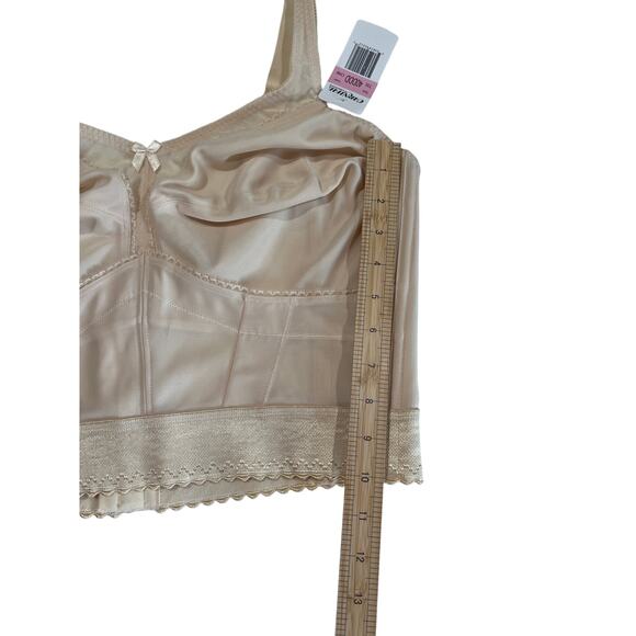 Carnival Full Figure Camisole Longline Bra Women's Size 40DDD Style 720 Boning - Picture 6 of 6